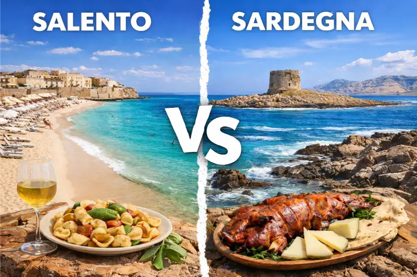 Salento vs Sardegna 2026: Confronto Completo Mare, Spiagge e Quando Andare